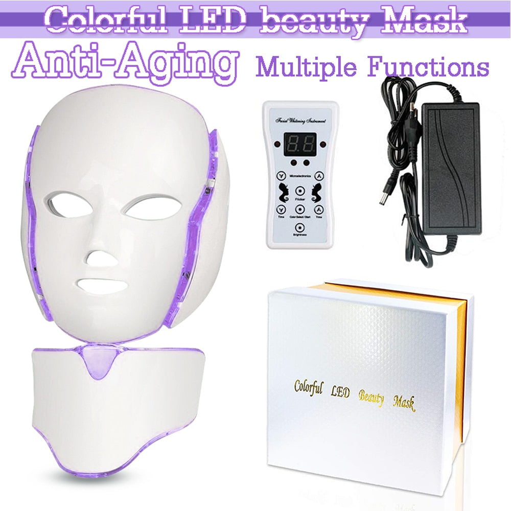 7 Colors Light LED Facial Mask