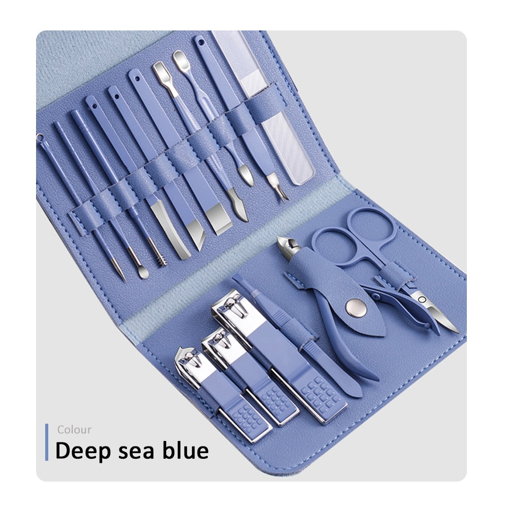 16pcs Manicure Set With