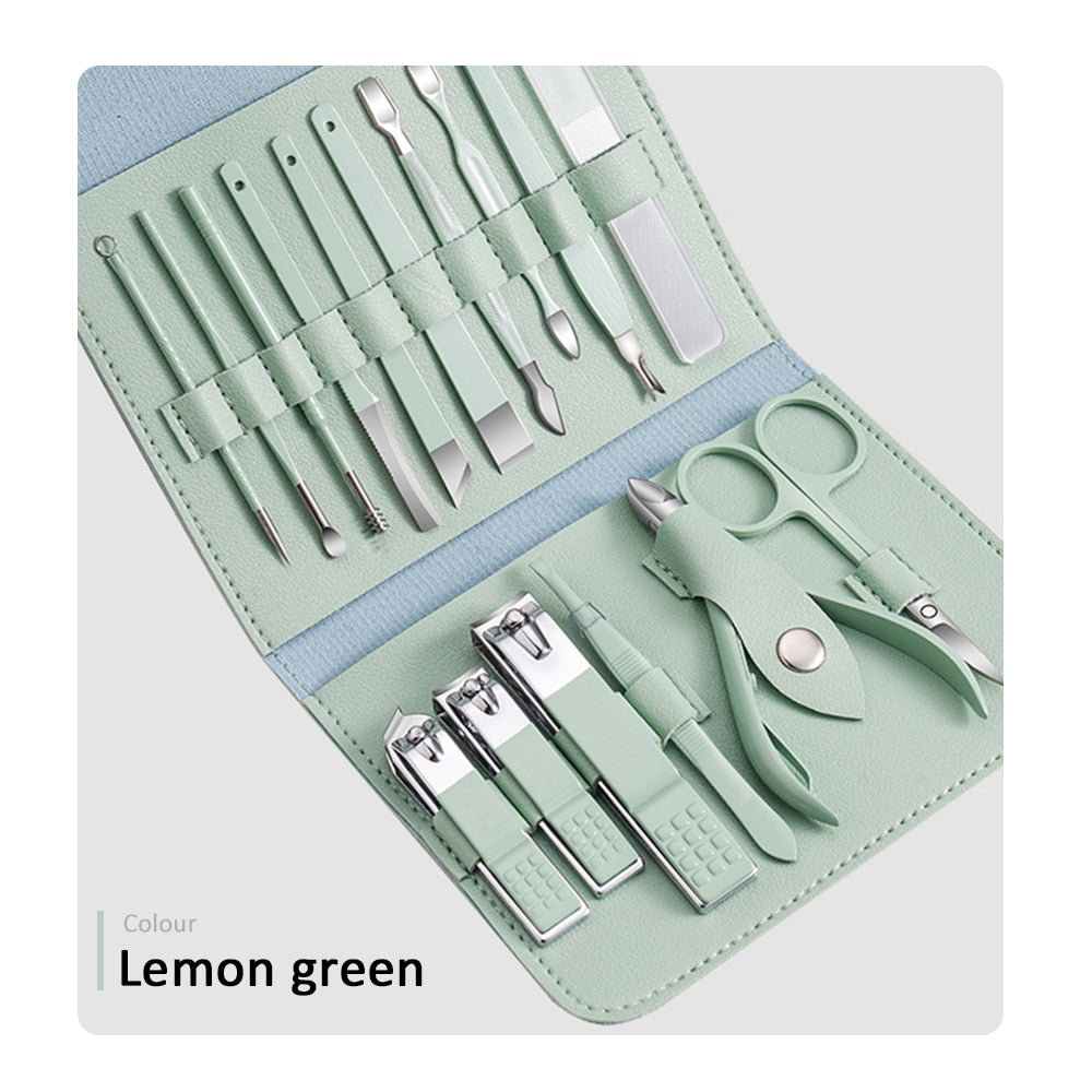 16pcs Manicure Set With