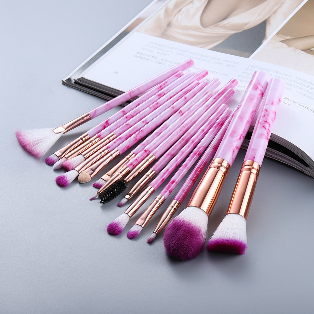 FLD5/15Pcs Makeup Brushes Set